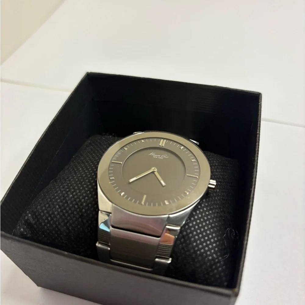 Kenneth Cole New York Stainless Steel Quartz Watch Gray Dial